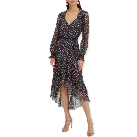 INTERMIX Dresses & Skirts - Intermix silk high low dress work once
